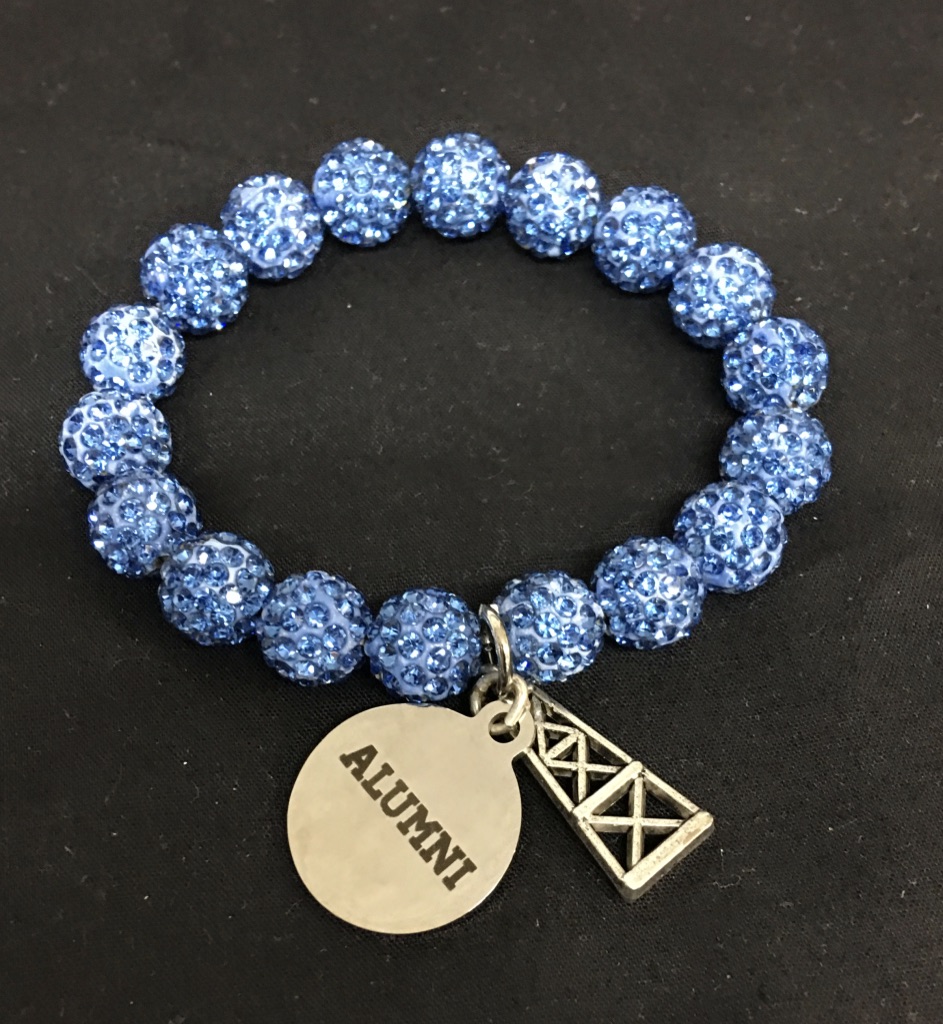 blue with charms